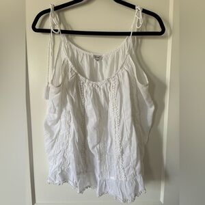 Kismet White Camisole Top